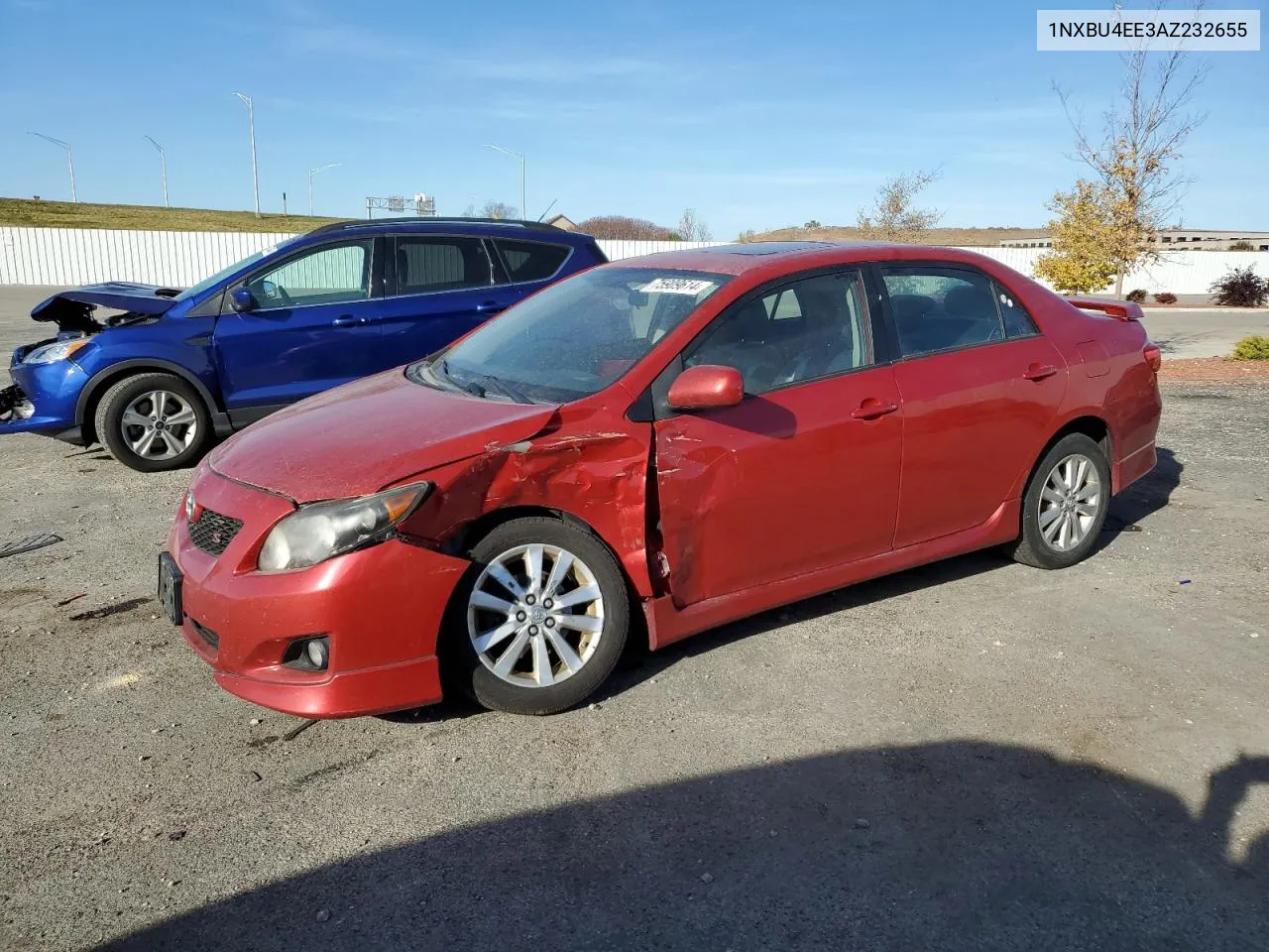 2010 Toyota Corolla Base VIN: 1NXBU4EE3AZ232655 Lot: 75909614