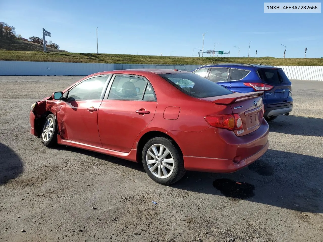 2010 Toyota Corolla Base VIN: 1NXBU4EE3AZ232655 Lot: 75909614