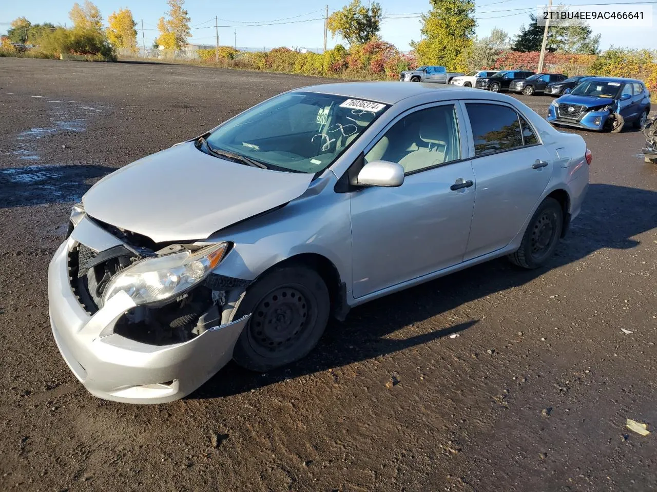 2010 Toyota Corolla Base VIN: 2T1BU4EE9AC466641 Lot: 76036374