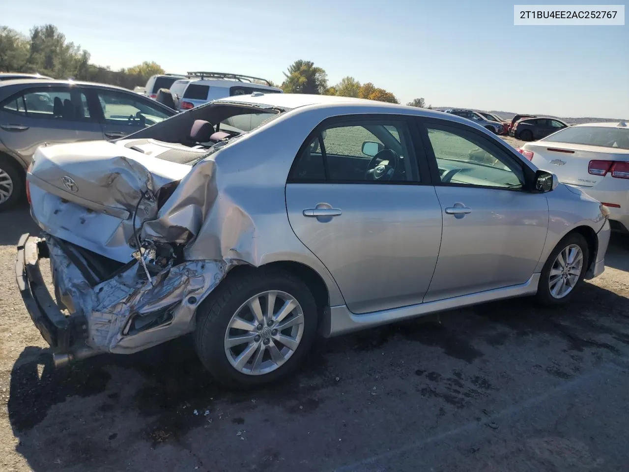 2010 Toyota Corolla Base VIN: 2T1BU4EE2AC252767 Lot: 76063264