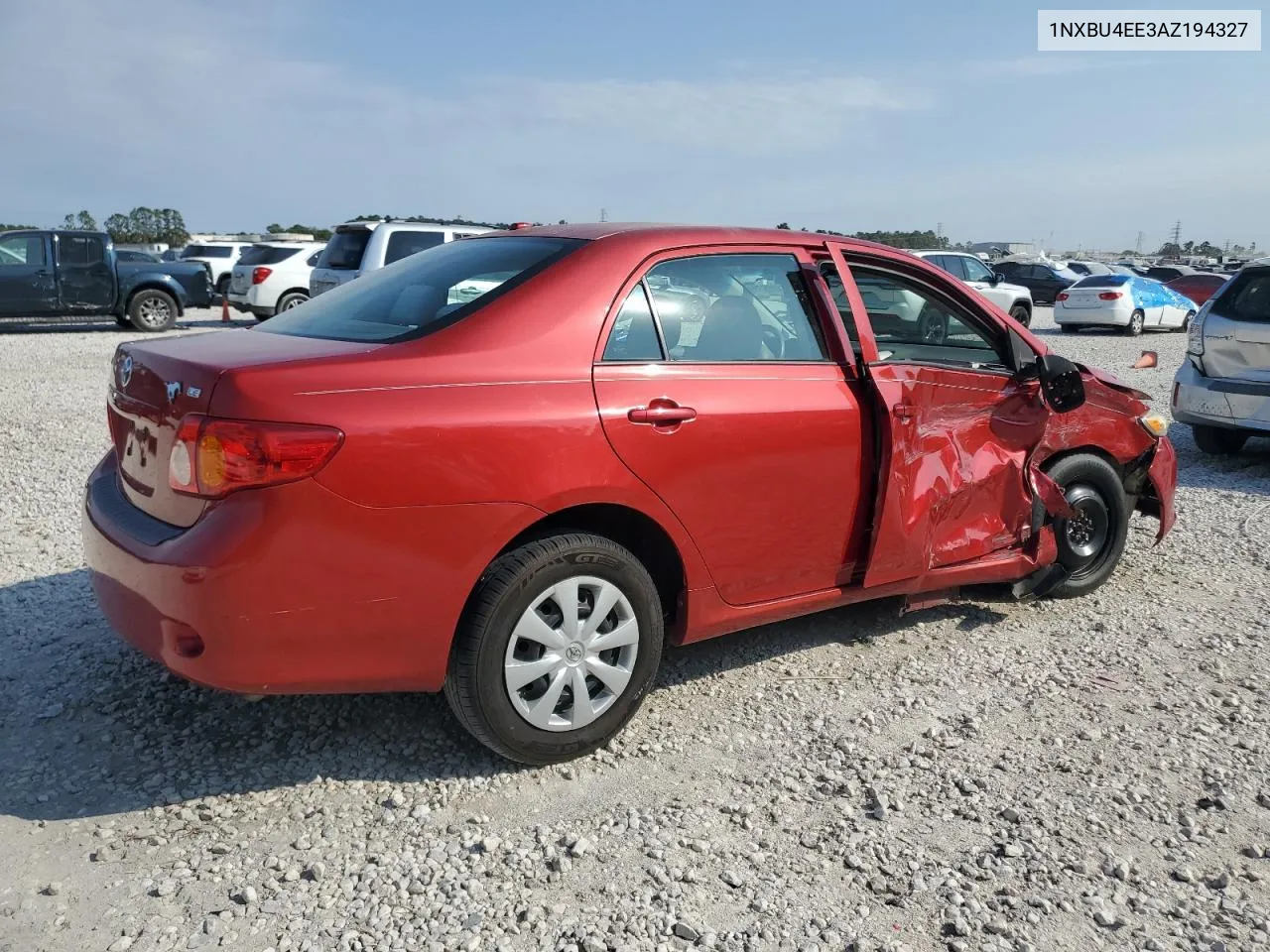 2010 Toyota Corolla Base VIN: 1NXBU4EE3AZ194327 Lot: 76126684