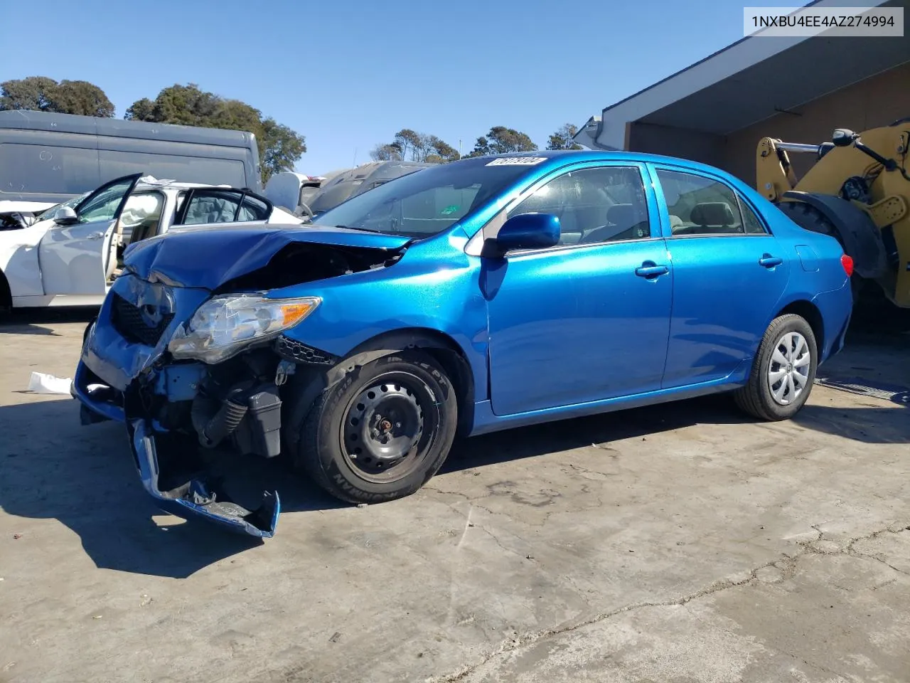 2010 Toyota Corolla Base VIN: 1NXBU4EE4AZ274994 Lot: 76179104