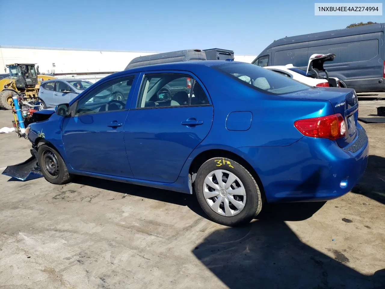 2010 Toyota Corolla Base VIN: 1NXBU4EE4AZ274994 Lot: 76179104