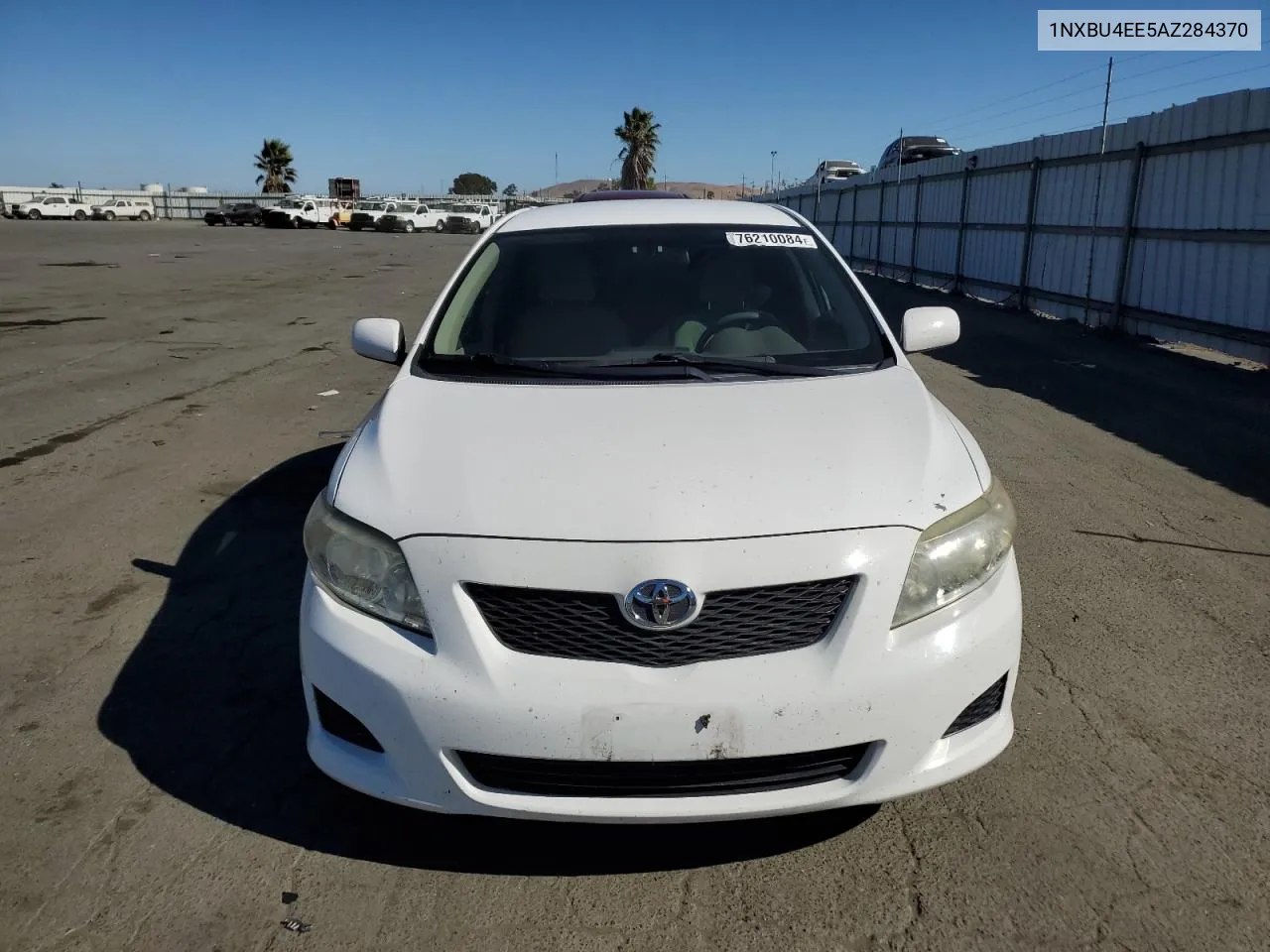 2010 Toyota Corolla Base VIN: 1NXBU4EE5AZ284370 Lot: 76210084