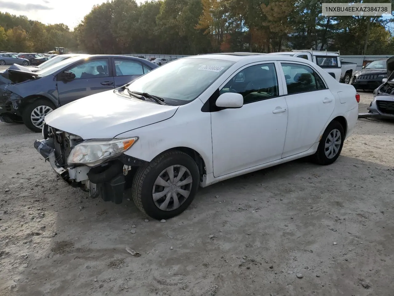 2010 Toyota Corolla Base VIN: 1NXBU4EEXAZ384738 Lot: 76249034