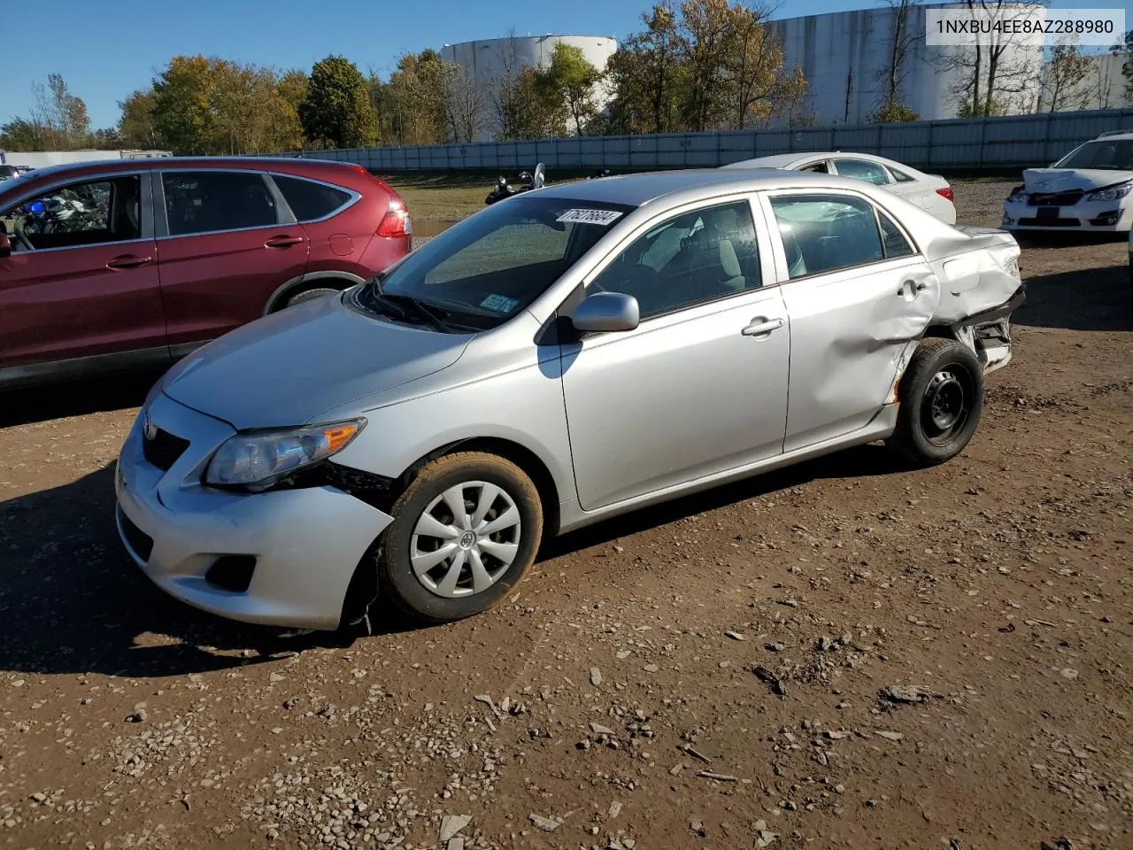 2010 Toyota Corolla Base VIN: 1NXBU4EE8AZ288980 Lot: 76276604