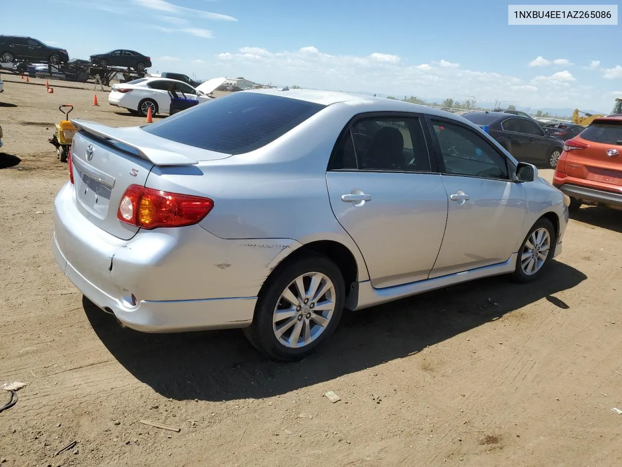 2010 Toyota Corolla Base VIN: 1NXBU4EE1AZ265086 Lot: 76311724