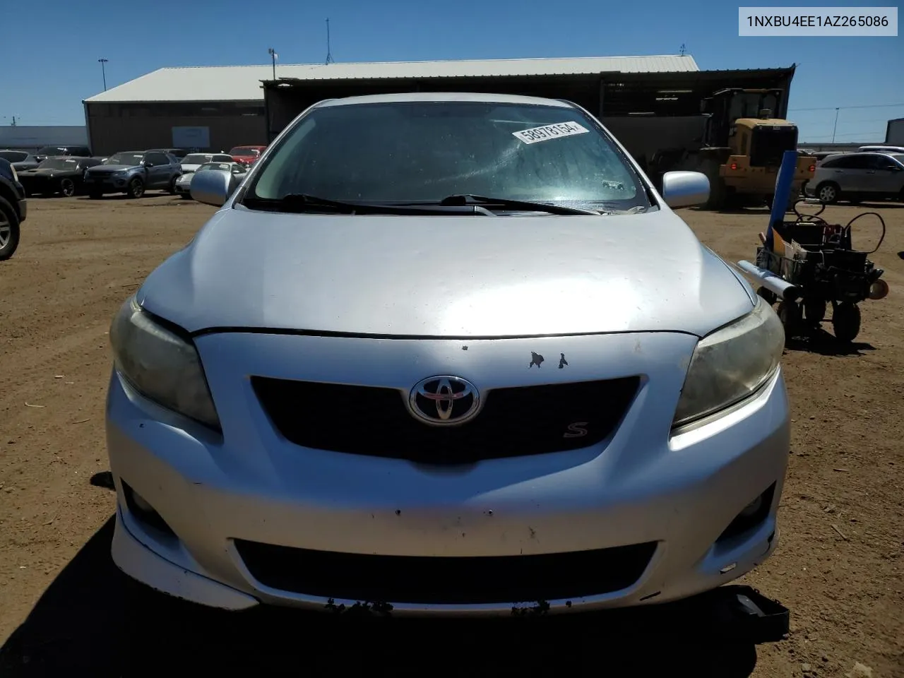 2010 Toyota Corolla Base VIN: 1NXBU4EE1AZ265086 Lot: 76311724