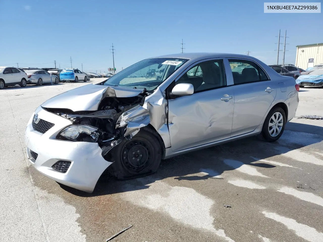 2010 Toyota Corolla Base VIN: 1NXBU4EE7AZ299386 Lot: 76314494