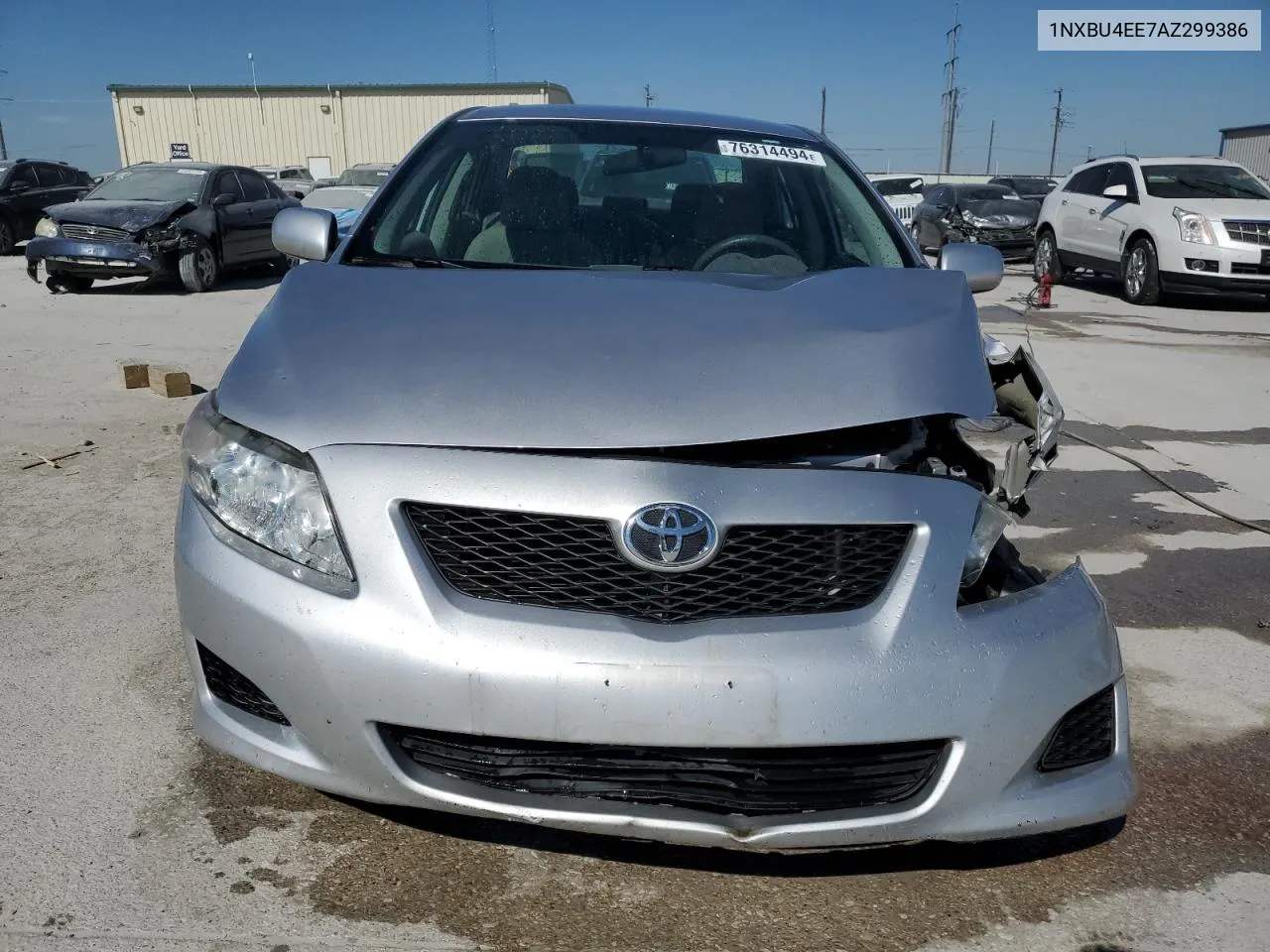 2010 Toyota Corolla Base VIN: 1NXBU4EE7AZ299386 Lot: 76314494