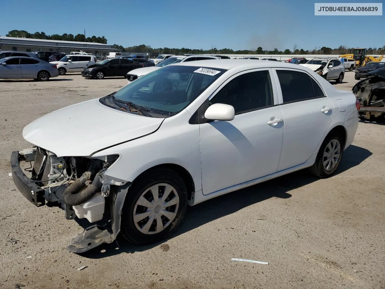 2010 Toyota Corolla Base VIN: JTDBU4EE8AJ086839 Lot: 76339694