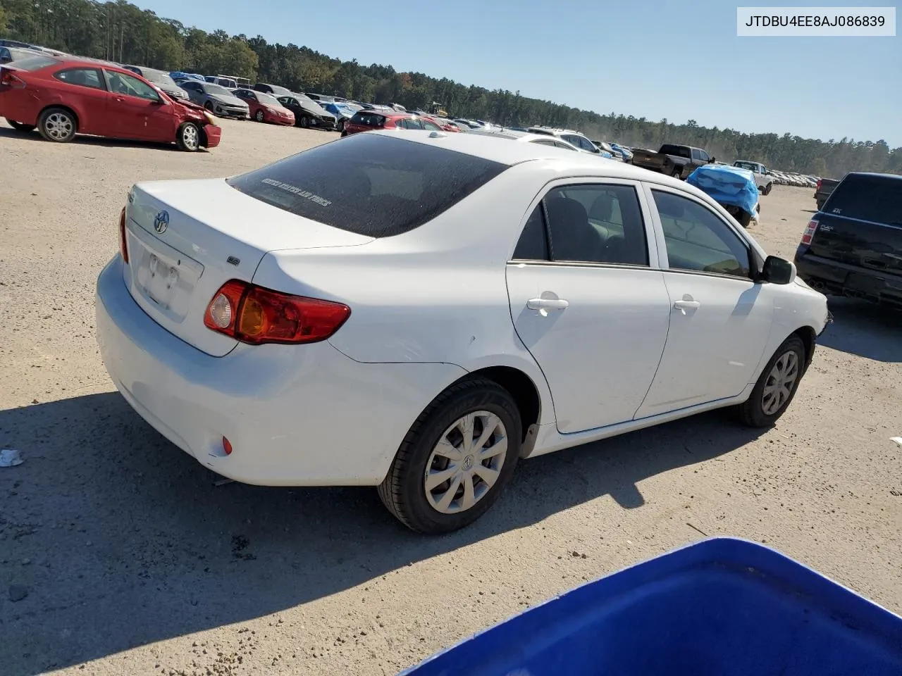 2010 Toyota Corolla Base VIN: JTDBU4EE8AJ086839 Lot: 76339694