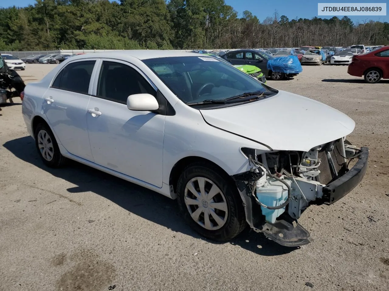 2010 Toyota Corolla Base VIN: JTDBU4EE8AJ086839 Lot: 76339694