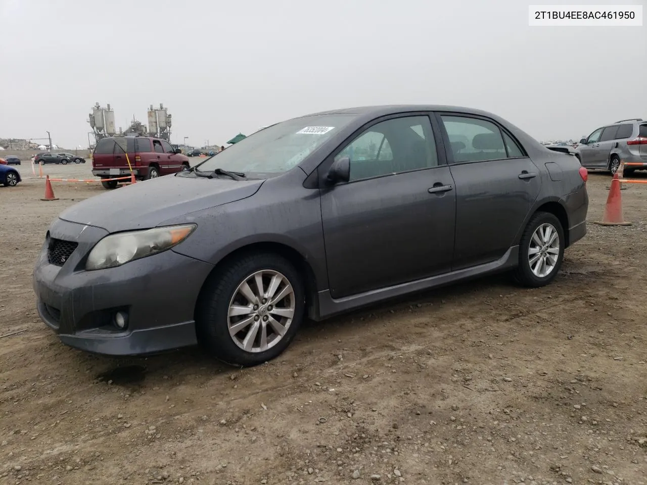 2010 Toyota Corolla Base VIN: 2T1BU4EE8AC461950 Lot: 76352004