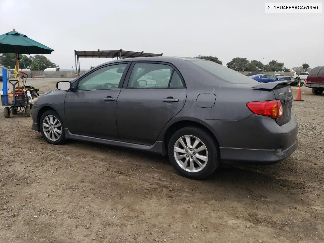 2010 Toyota Corolla Base VIN: 2T1BU4EE8AC461950 Lot: 76352004