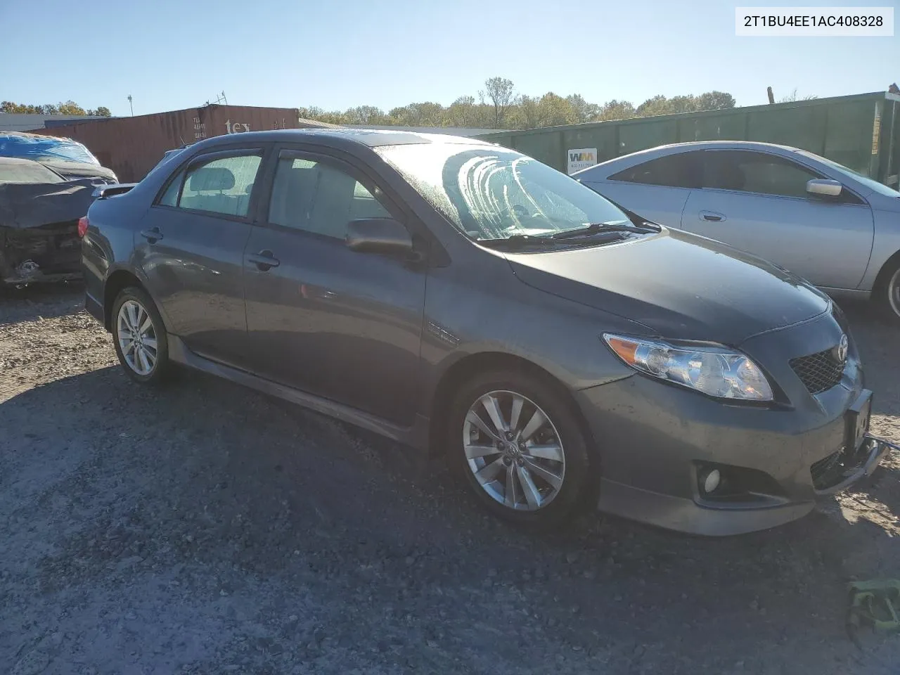 2010 Toyota Corolla Base VIN: 2T1BU4EE1AC408328 Lot: 76391484