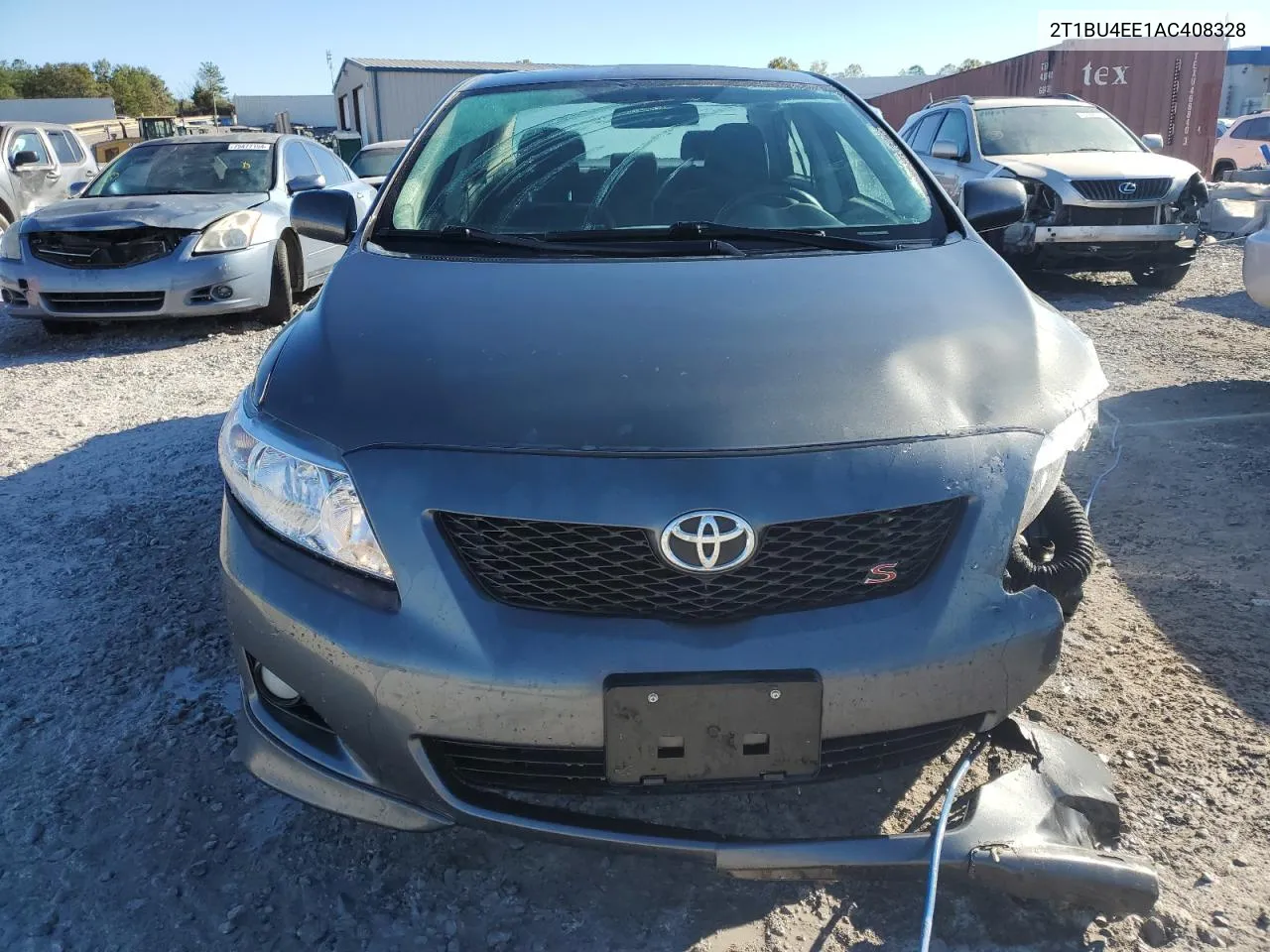 2010 Toyota Corolla Base VIN: 2T1BU4EE1AC408328 Lot: 76391484