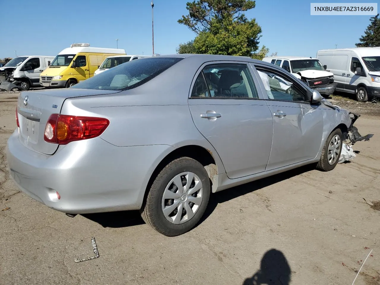 2010 Toyota Corolla Base VIN: 1NXBU4EE7AZ316669 Lot: 76460914