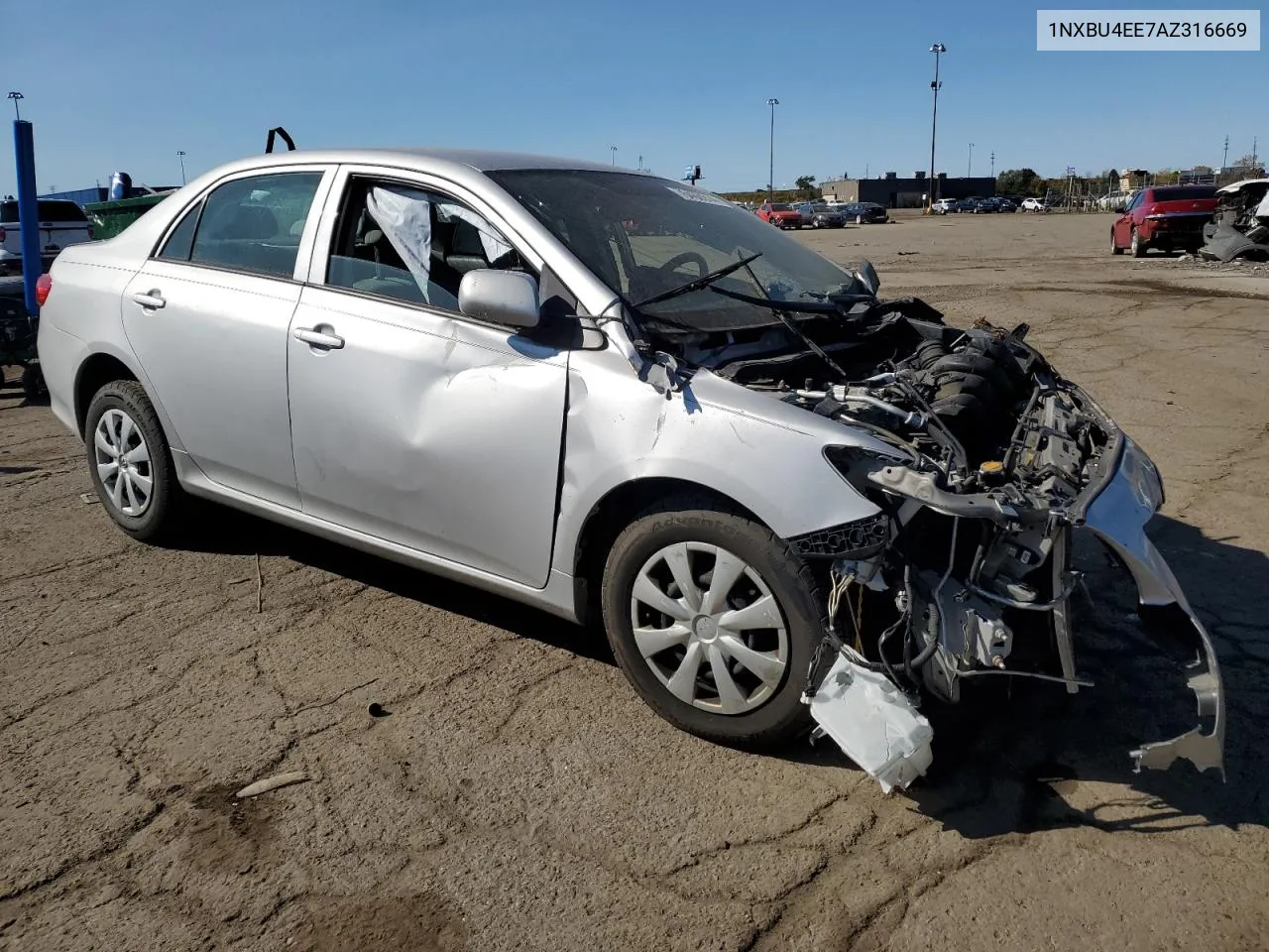 2010 Toyota Corolla Base VIN: 1NXBU4EE7AZ316669 Lot: 76460914