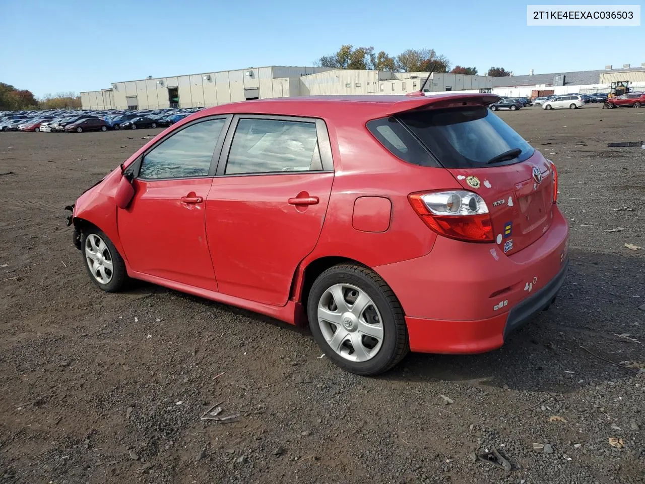 2010 Toyota Corolla Matrix S VIN: 2T1KE4EEXAC036503 Lot: 76692134