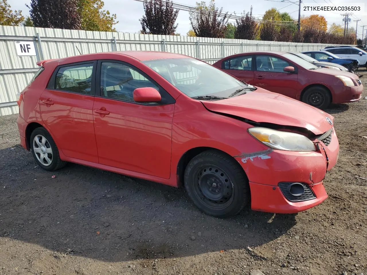 2010 Toyota Corolla Matrix S VIN: 2T1KE4EEXAC036503 Lot: 76692134