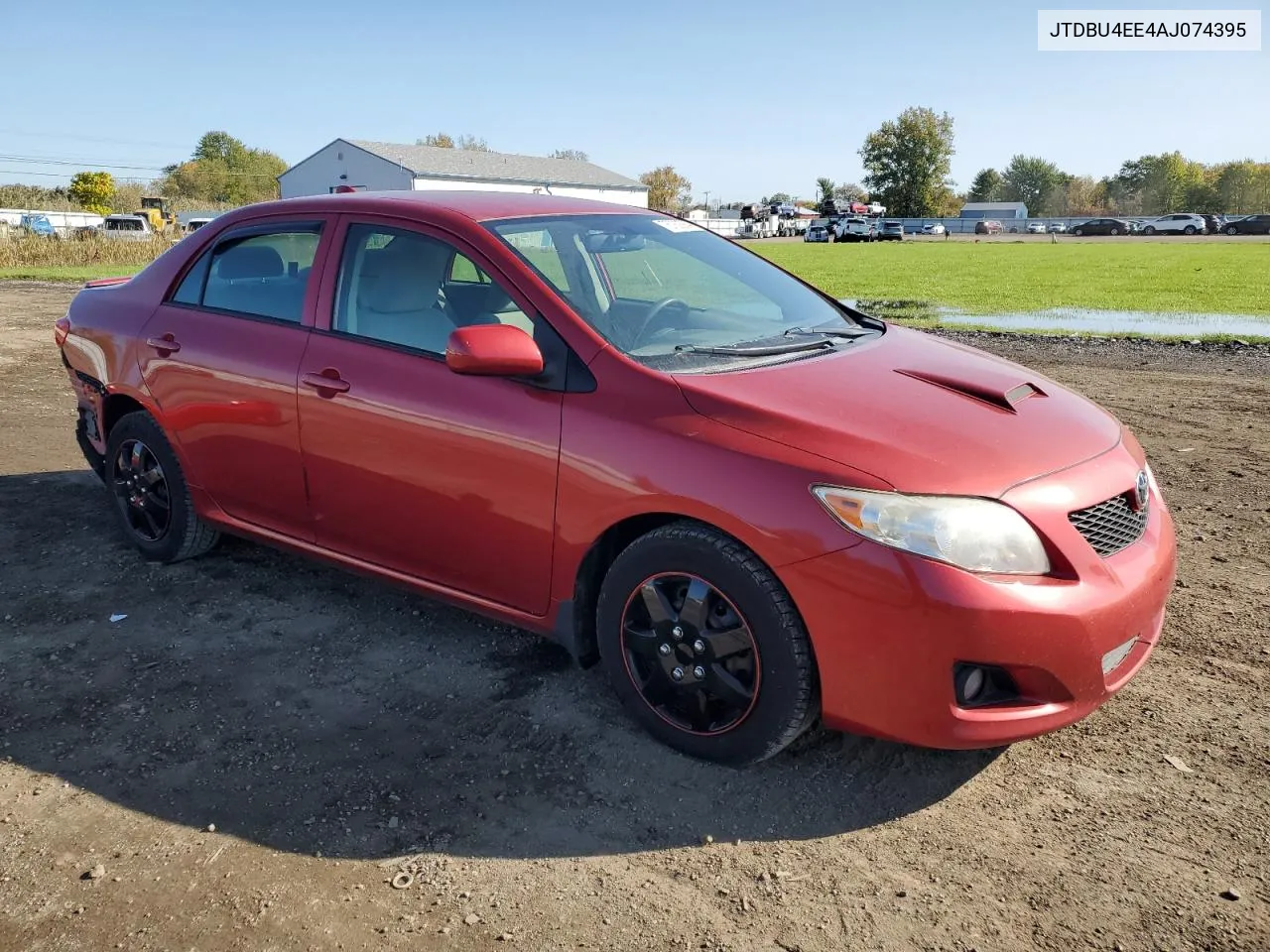 2010 Toyota Corolla Base VIN: JTDBU4EE4AJ074395 Lot: 76780584