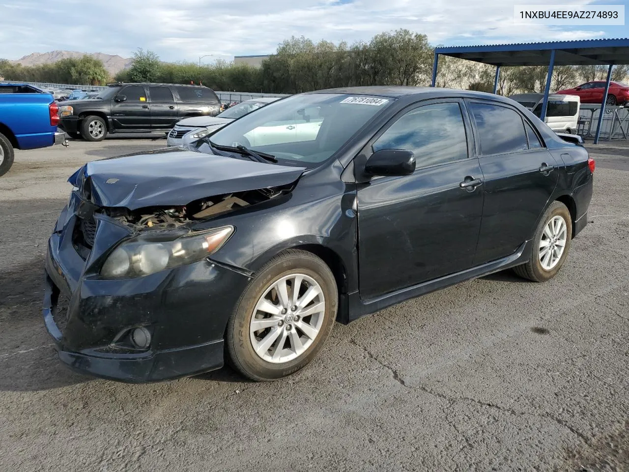 2010 Toyota Corolla Base VIN: 1NXBU4EE9AZ274893 Lot: 76781084