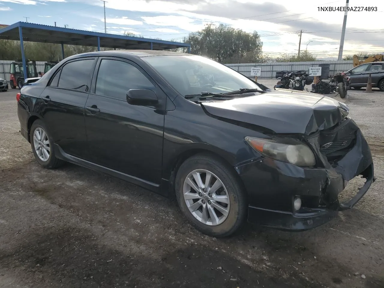 2010 Toyota Corolla Base VIN: 1NXBU4EE9AZ274893 Lot: 76781084