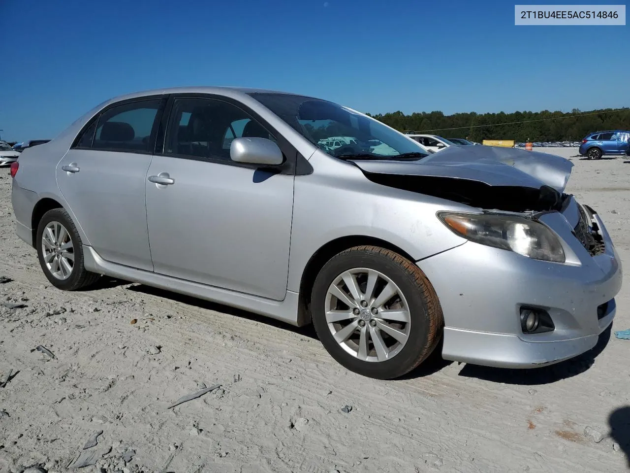 2010 Toyota Corolla Base VIN: 2T1BU4EE5AC514846 Lot: 76862914