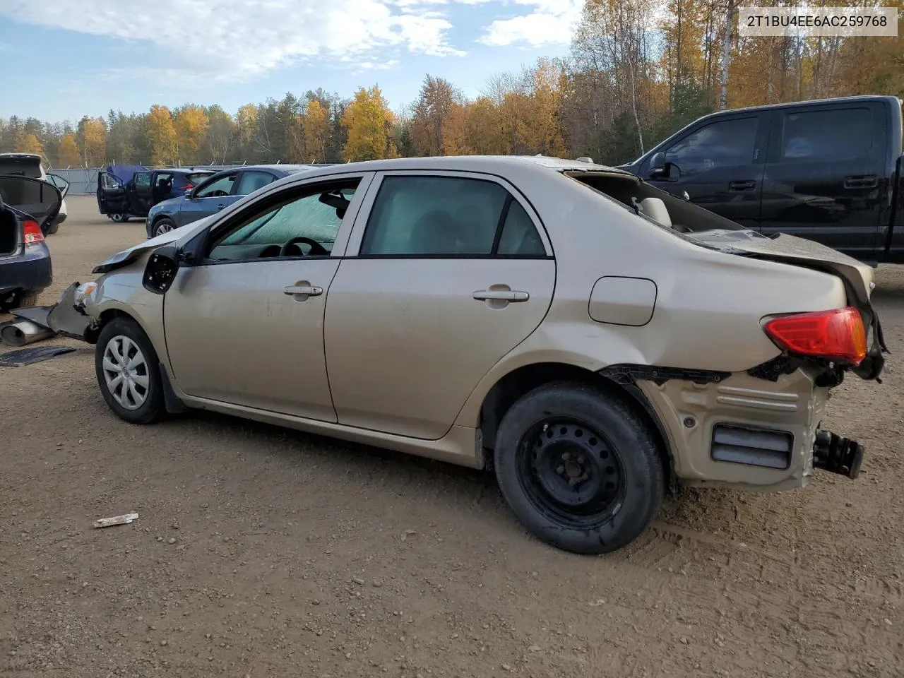 2010 Toyota Corolla Base VIN: 2T1BU4EE6AC259768 Lot: 76872314