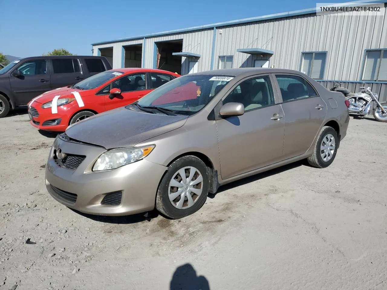 2010 Toyota Corolla Base VIN: 1NXBU4EE3AZ184302 Lot: 76909974