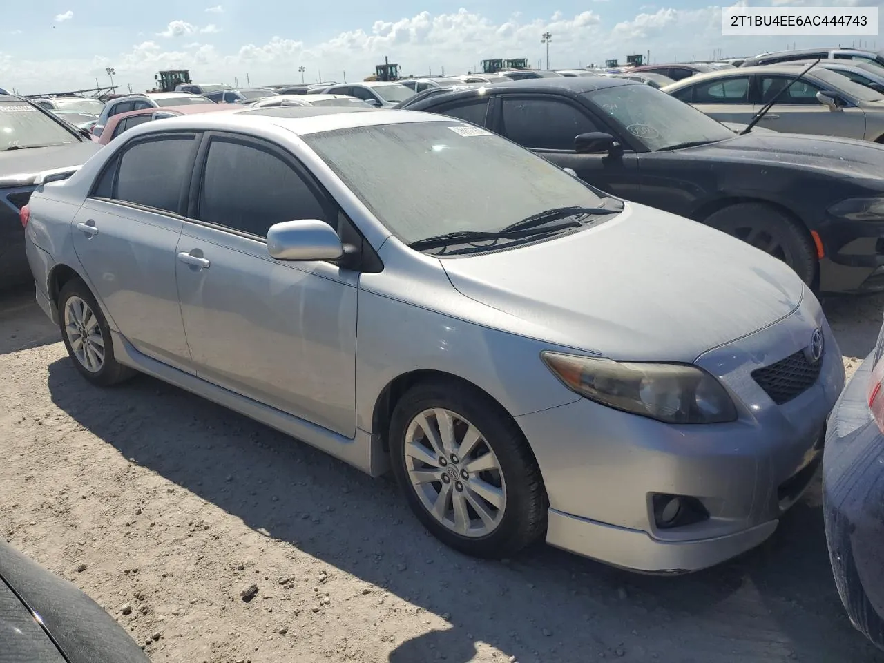 2010 Toyota Corolla Base VIN: 2T1BU4EE6AC444743 Lot: 76912764