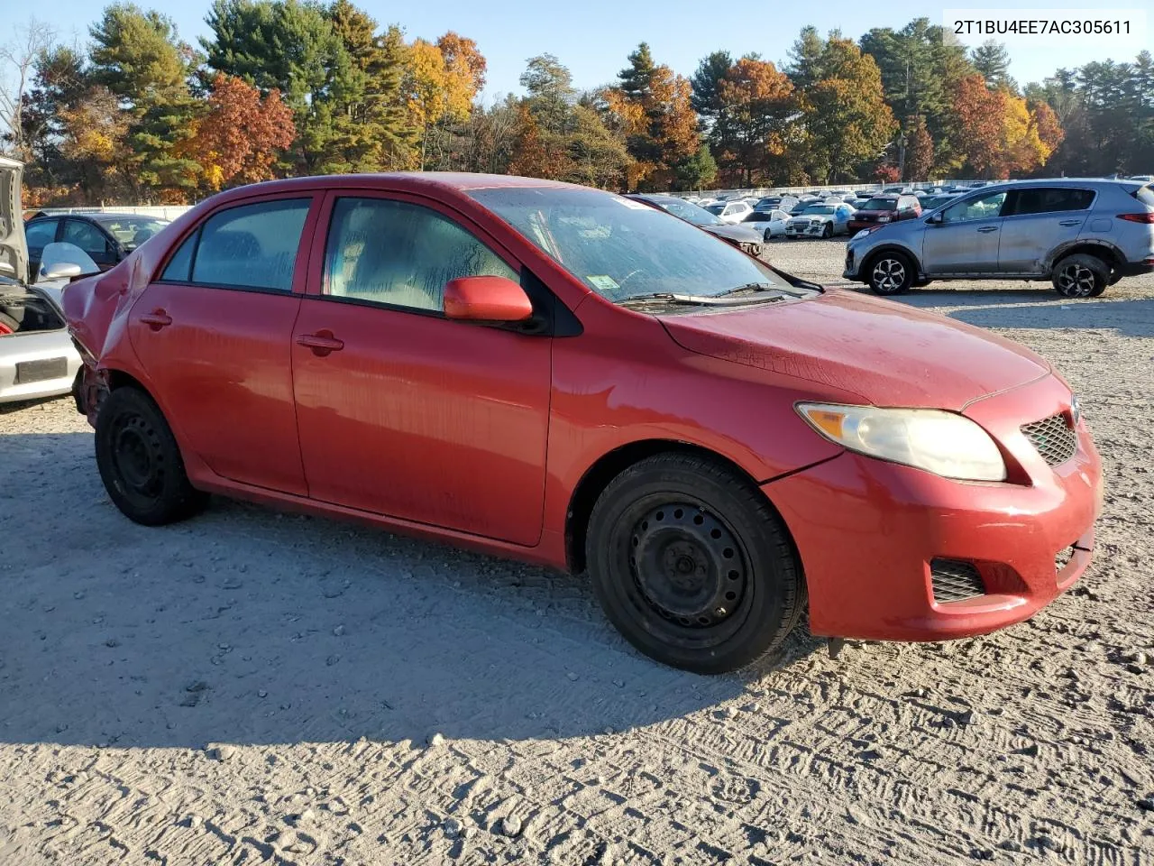 2010 Toyota Corolla Base VIN: 2T1BU4EE7AC305611 Lot: 76927174