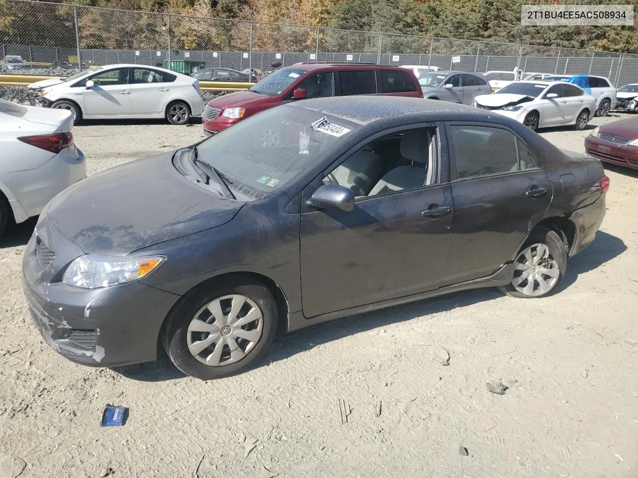 2010 Toyota Corolla Base VIN: 2T1BU4EE5AC508934 Lot: 76950404