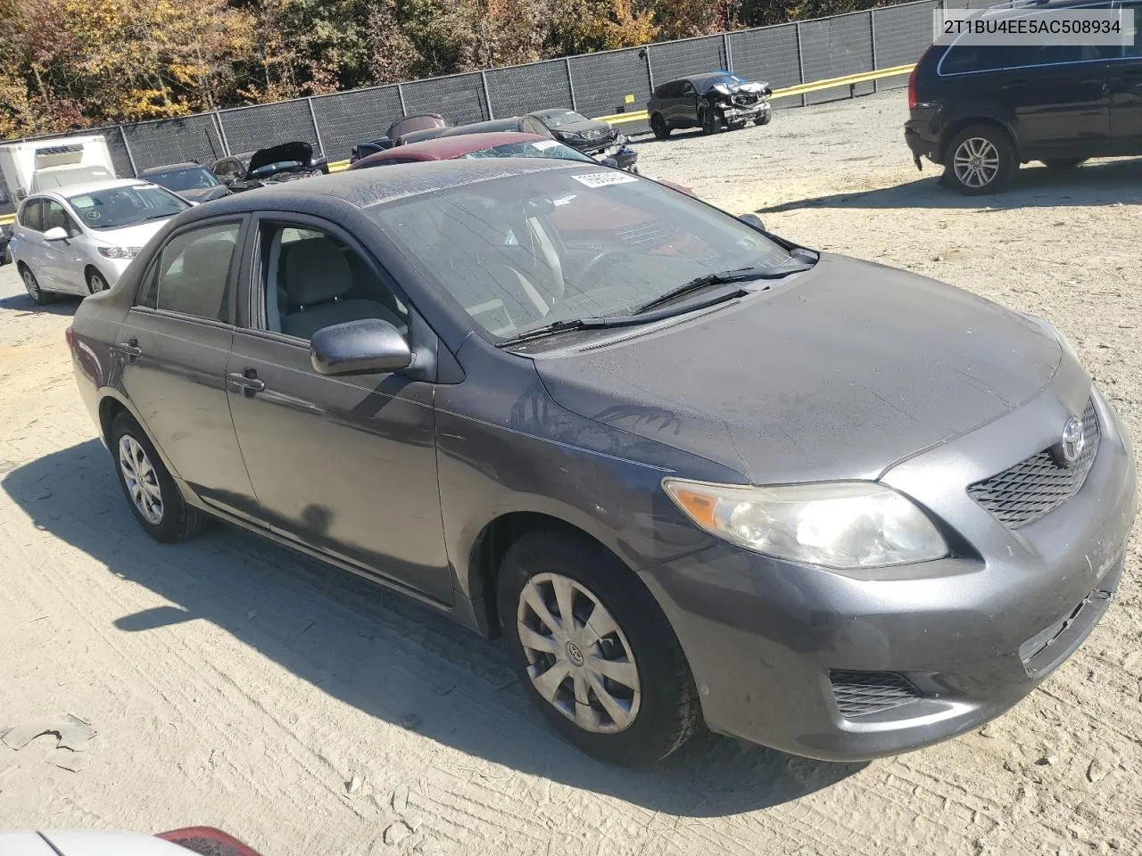 2010 Toyota Corolla Base VIN: 2T1BU4EE5AC508934 Lot: 76950404