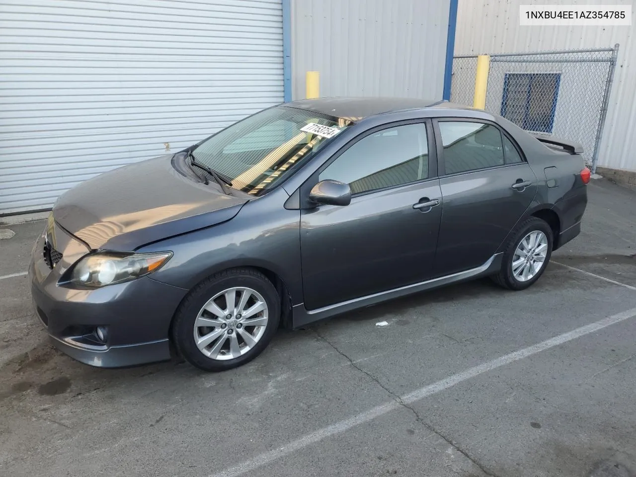 2010 Toyota Corolla Base VIN: 1NXBU4EE1AZ354785 Lot: 77153754