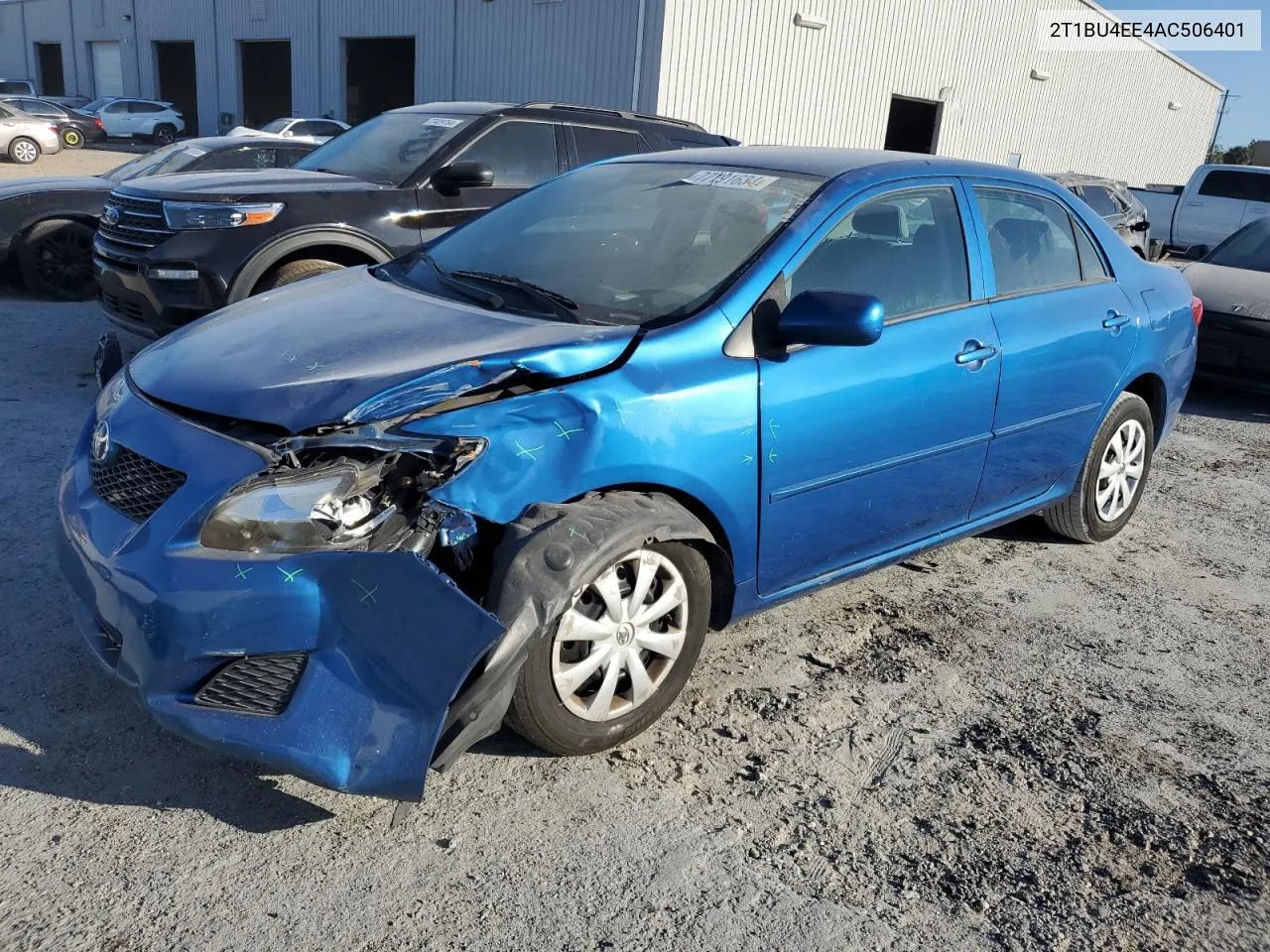 2010 Toyota Corolla Base VIN: 2T1BU4EE4AC506401 Lot: 77191634