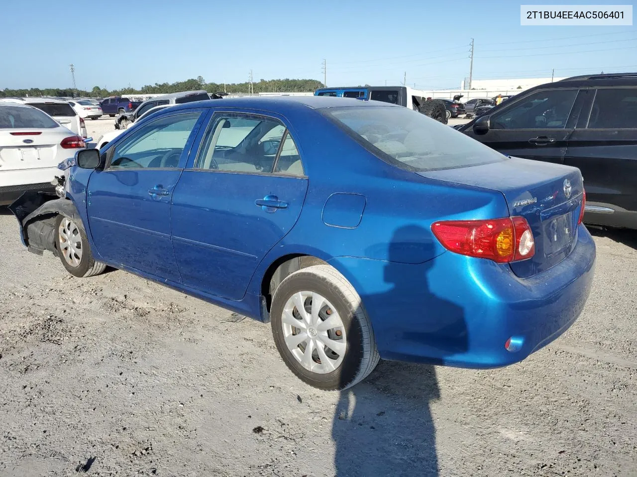 2010 Toyota Corolla Base VIN: 2T1BU4EE4AC506401 Lot: 77191634