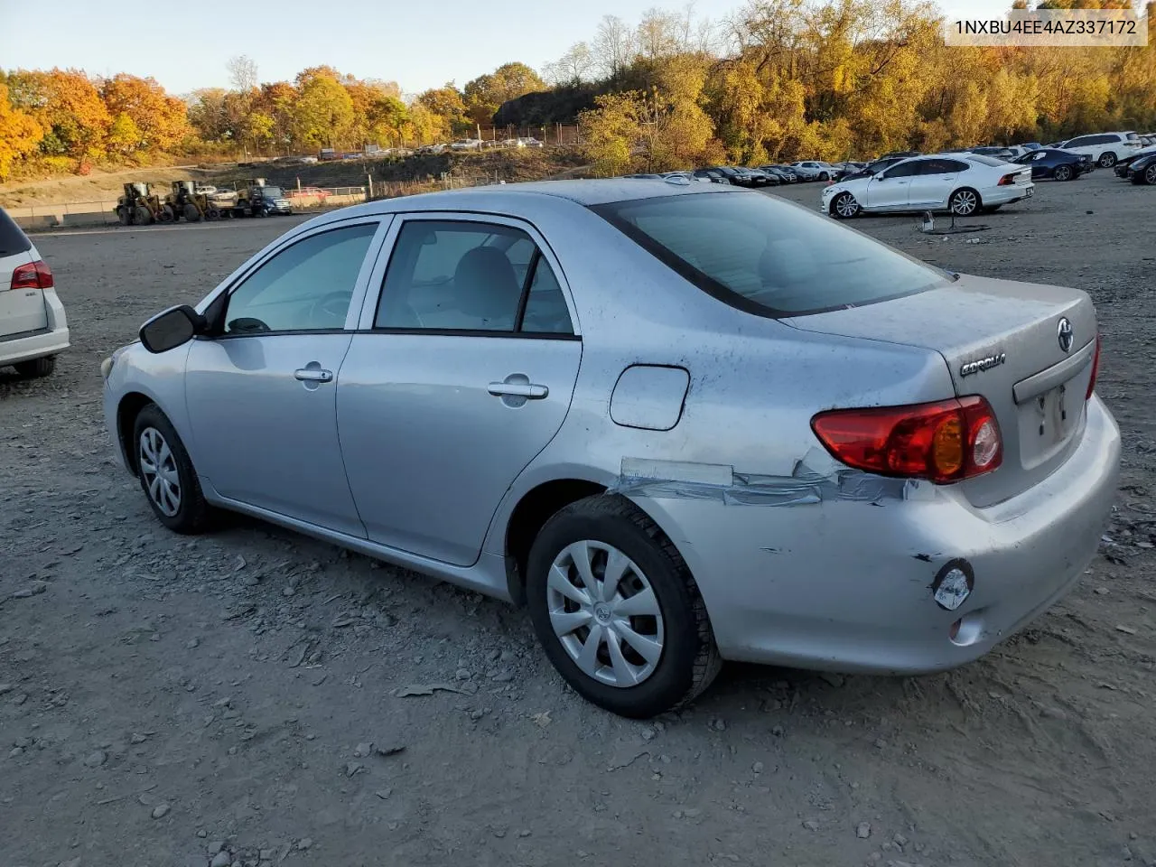 2010 Toyota Corolla Base VIN: 1NXBU4EE4AZ337172 Lot: 77195134