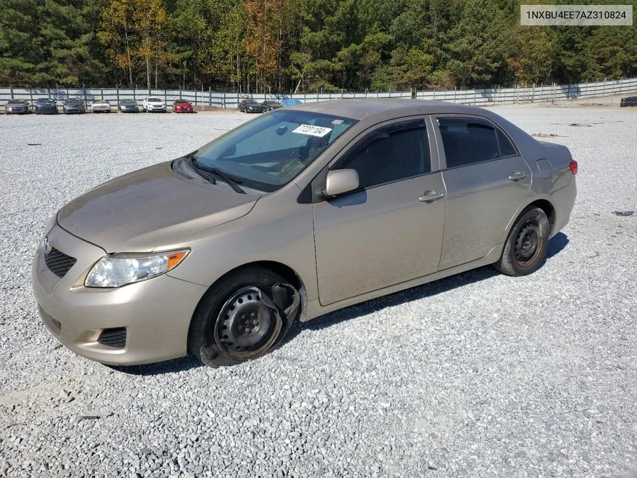 2010 Toyota Corolla Base VIN: 1NXBU4EE7AZ310824 Lot: 77231104