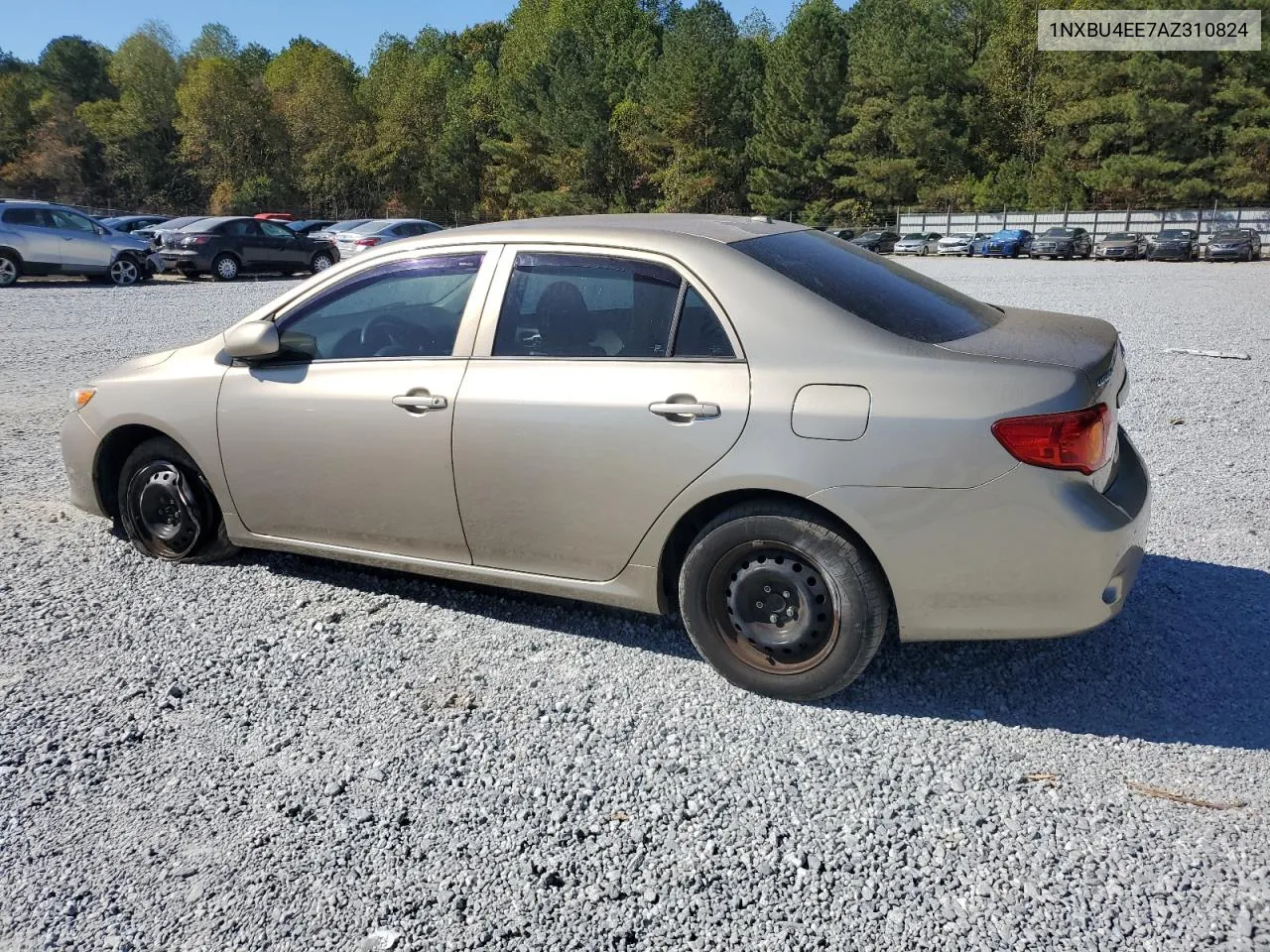 2010 Toyota Corolla Base VIN: 1NXBU4EE7AZ310824 Lot: 77231104