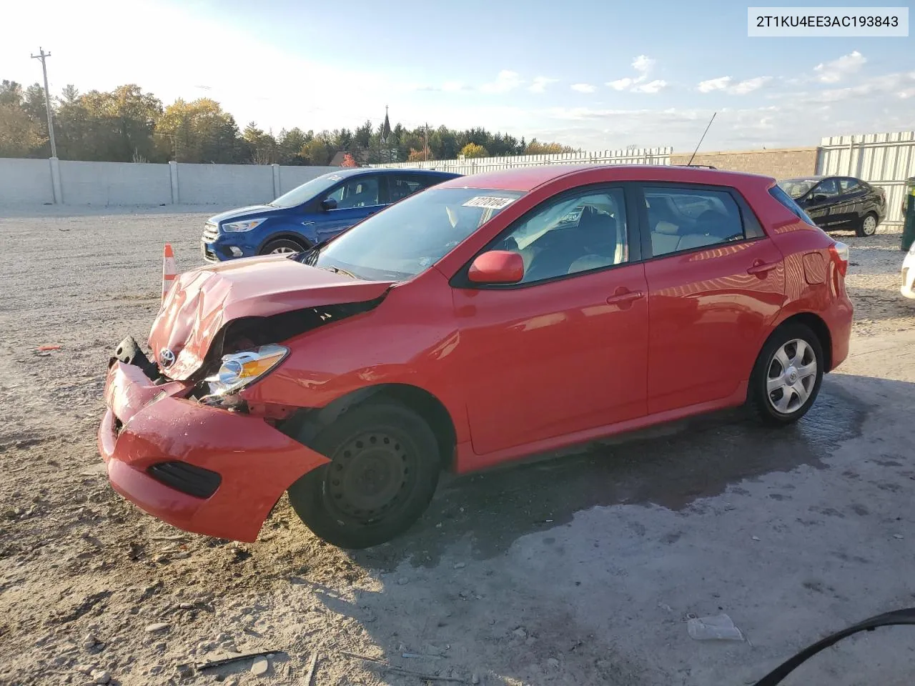 2010 Toyota Corolla Matrix VIN: 2T1KU4EE3AC193843 Lot: 77278104