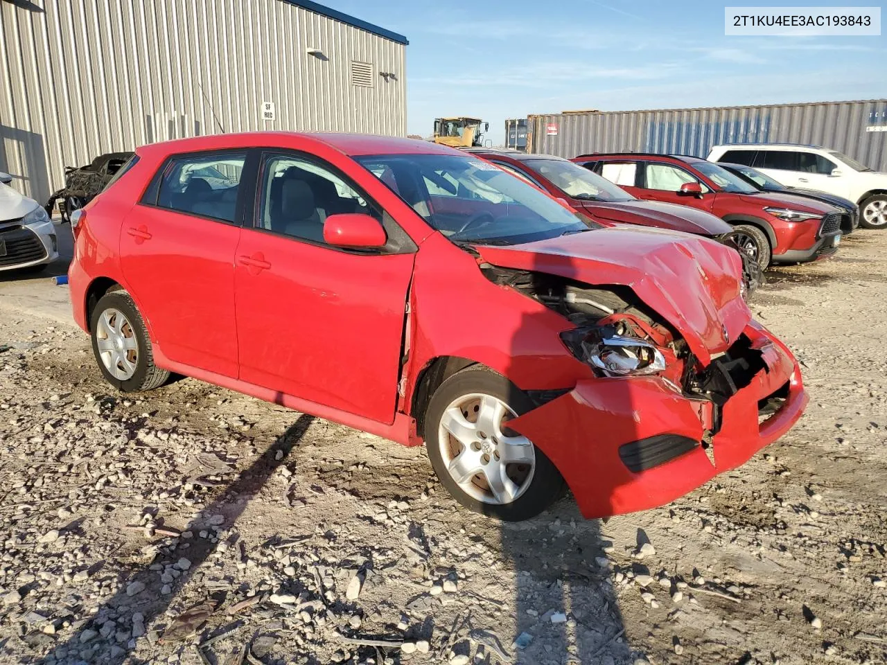 2010 Toyota Corolla Matrix VIN: 2T1KU4EE3AC193843 Lot: 77278104