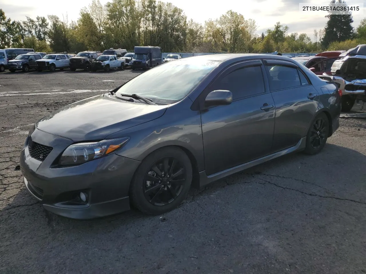 2010 Toyota Corolla Base VIN: 2T1BU4EE1AC361415 Lot: 77362424