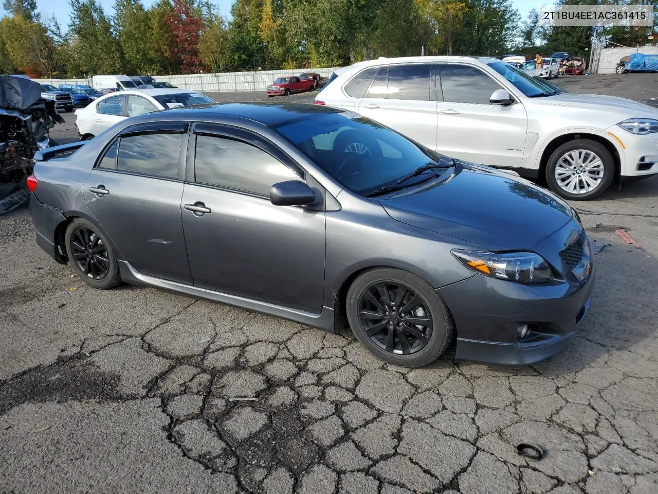 2010 Toyota Corolla Base VIN: 2T1BU4EE1AC361415 Lot: 77362424