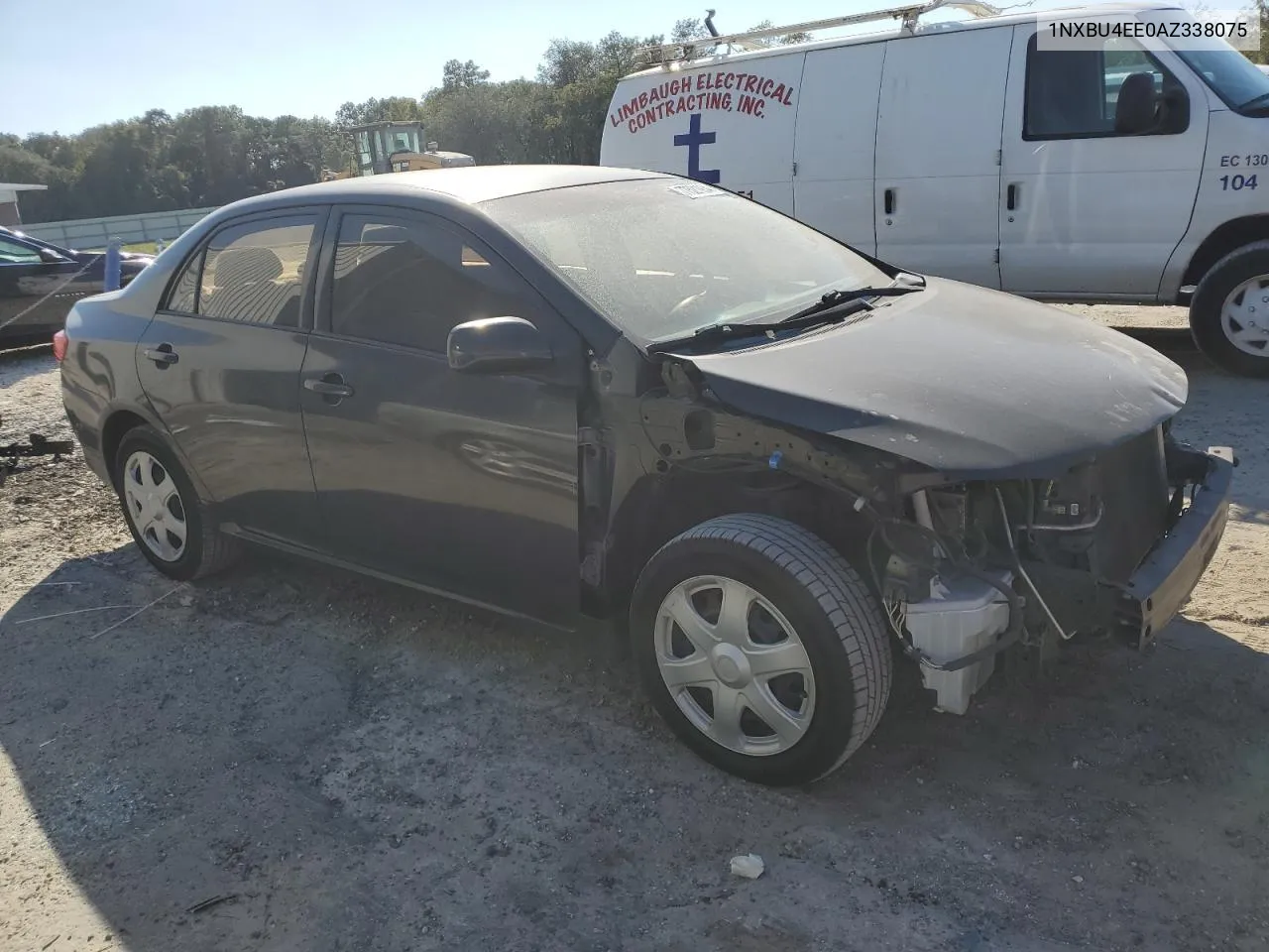 2010 Toyota Corolla Base VIN: 1NXBU4EE0AZ338075 Lot: 77521934