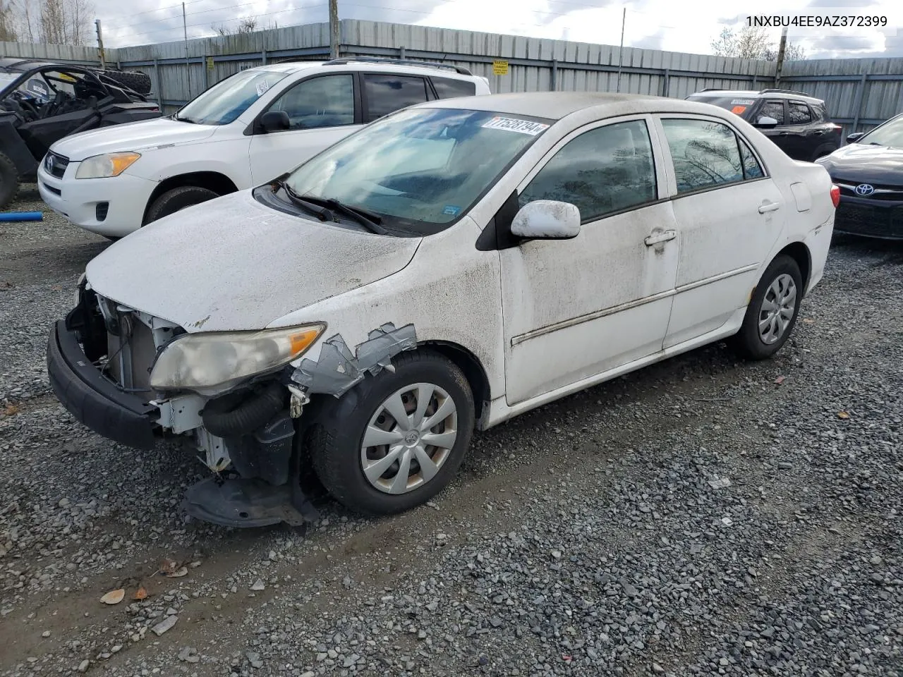 2010 Toyota Corolla Base VIN: 1NXBU4EE9AZ372399 Lot: 77528794