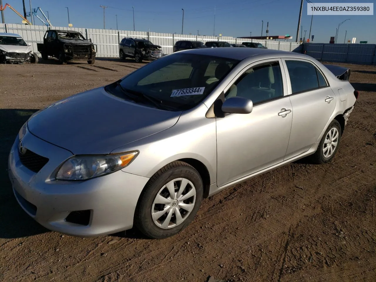 2010 Toyota Corolla Base VIN: 1NXBU4EE0AZ359380 Lot: 77533344