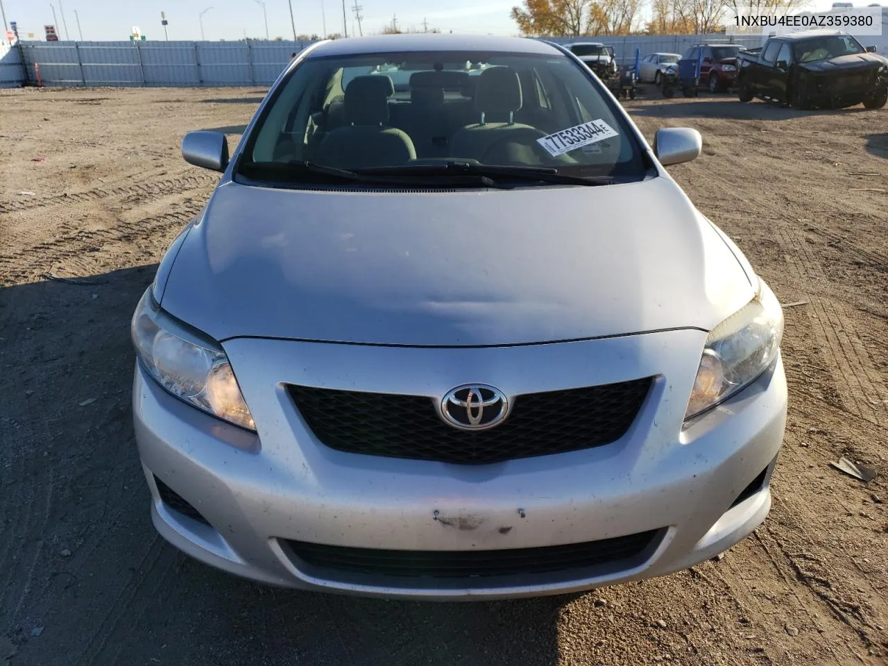 2010 Toyota Corolla Base VIN: 1NXBU4EE0AZ359380 Lot: 77533344