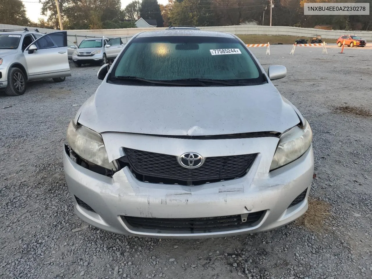 2010 Toyota Corolla Base VIN: 1NXBU4EE0AZ230278 Lot: 77585244